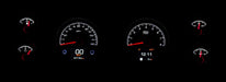 Dakota Digital Dakota Digital HDX Direct-Fit Analog Gauge Systems HDX-70C-CAM-S Autofit