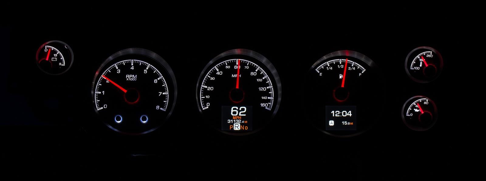 Dakota Digital Dakota Digital HDX Direct-Fit Analog Gauge Systems HDX-70C-CVL-K Autofit