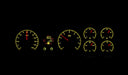 Dakota Digital Dakota Digital HDX Direct-Fit Analog Gauge Systems HDX-70C-MAL-K Autofit