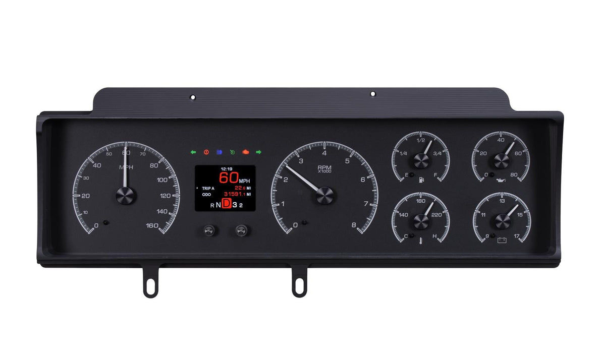 Dakota Digital Dakota Digital HDX Direct-Fit Analog Gauge Systems HDX-70C-MAL-K Autofit