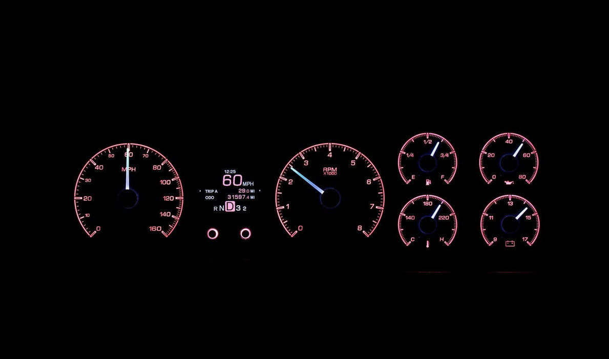 Dakota Digital Dakota Digital HDX Direct-Fit Analog Gauge Systems HDX-70C-MAL-K Autofit