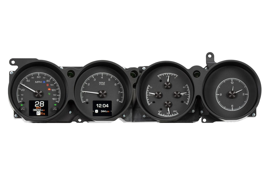 Dakota Digital Dakota Digital HDX Direct-Fit Analog Gauge Systems HDX-70D-CLG-K Autofit