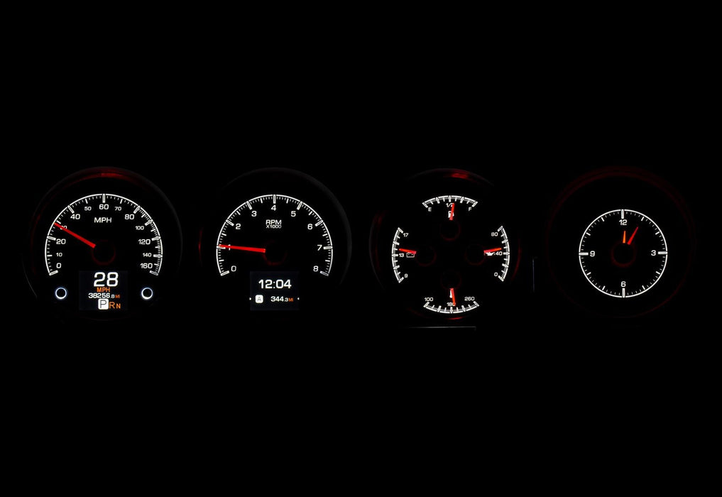 Dakota Digital Dakota Digital HDX Direct-Fit Analog Gauge Systems HDX-70D-CLG-K Autofit