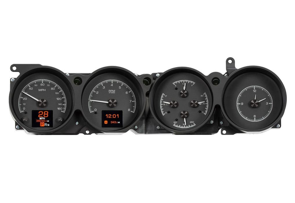 Dakota Digital Dakota Digital HDX Direct-Fit Analog Gauge Systems HDX-70D-CLG-K Autofit