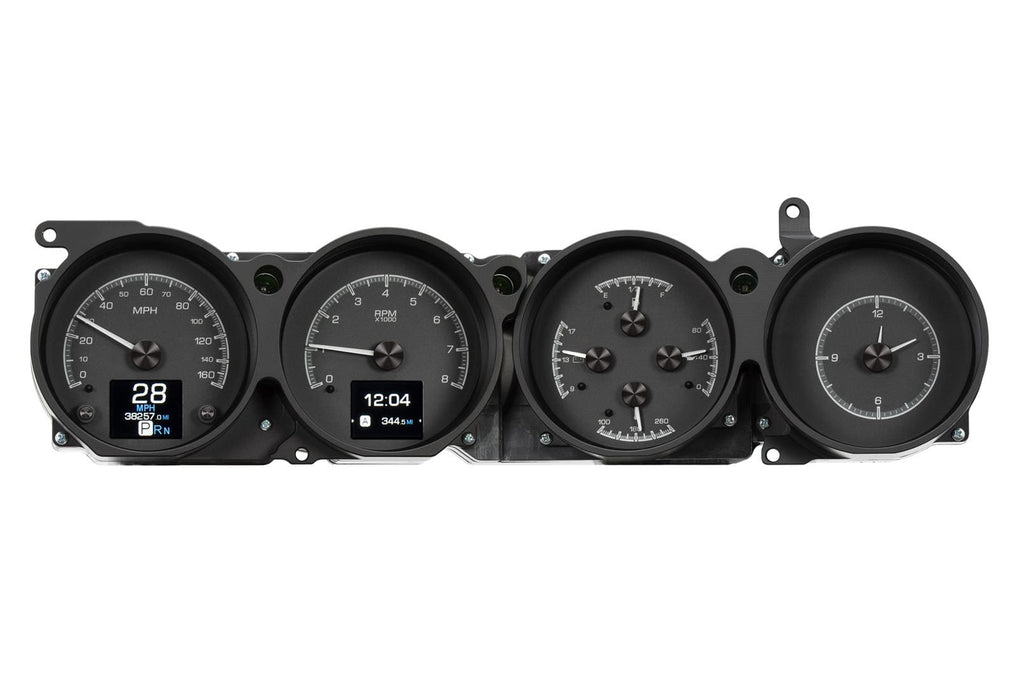 Dakota Digital Dakota Digital HDX Direct-Fit Analog Gauge Systems HDX-70D-CLG-K Autofit