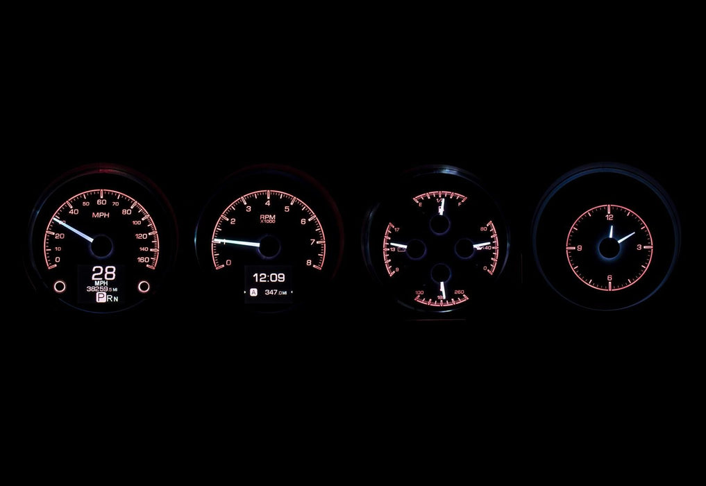 Dakota Digital Dakota Digital HDX Direct-Fit Analog Gauge Systems HDX-70D-CLG-K Autofit