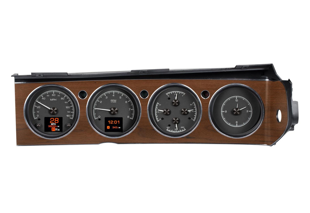 Dakota Digital Dakota Digital HDX Direct-Fit Analog Gauge Systems HDX-70D-CLG-K Autofit