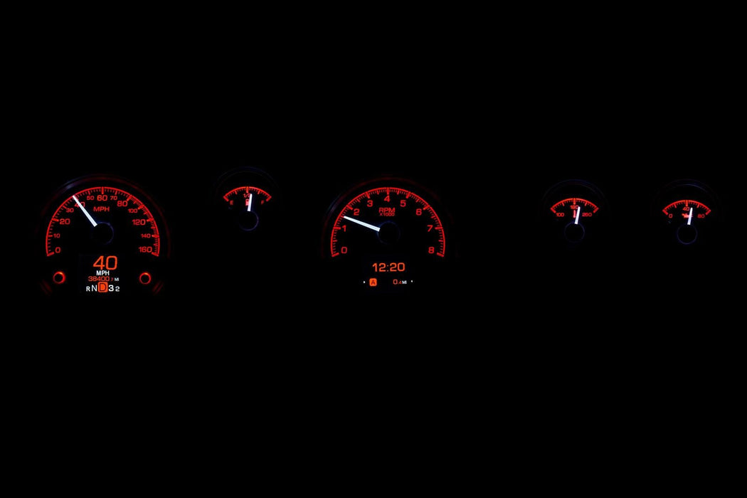 Dakota Digital Dakota Digital HDX Direct-Fit Analog Gauge Systems HDX-70P-FIR-K Autofit