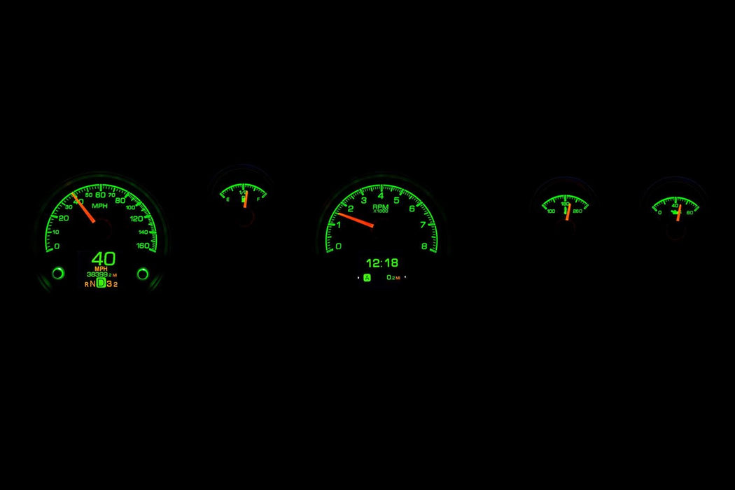 Dakota Digital Dakota Digital HDX Direct-Fit Analog Gauge Systems HDX-70P-FIR-K Autofit
