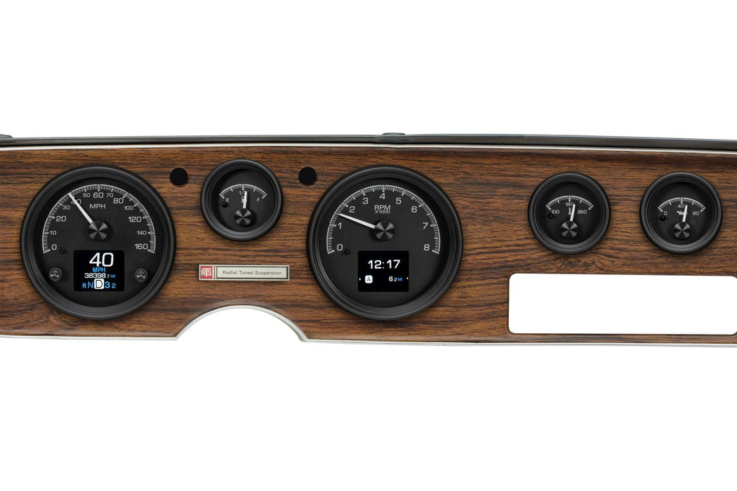 Dakota Digital Dakota Digital HDX Direct-Fit Analog Gauge Systems HDX-70P-FIR-K Autofit
