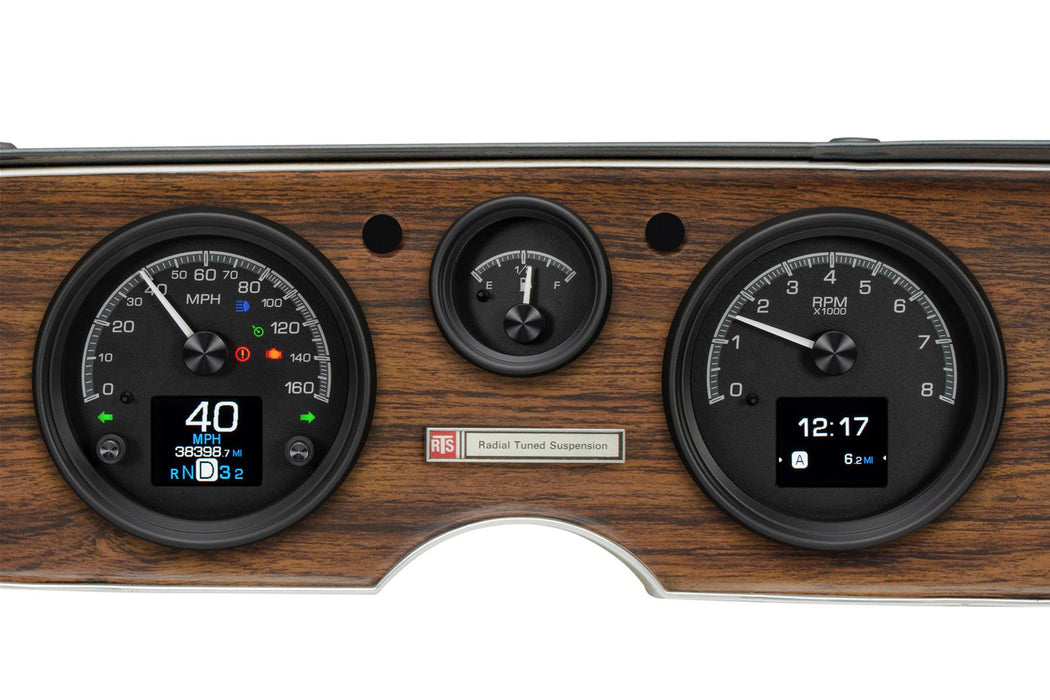 Dakota Digital Dakota Digital HDX Direct-Fit Analog Gauge Systems HDX-70P-FIR-K Autofit