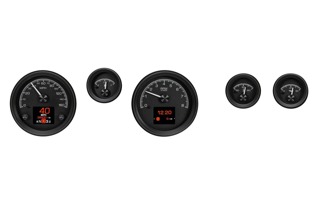 Dakota Digital Dakota Digital HDX Direct-Fit Analog Gauge Systems HDX-70P-FIR-K Autofit