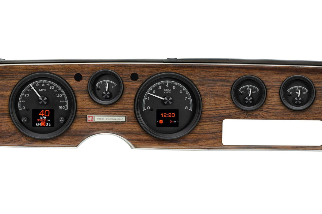 Dakota Digital Dakota Digital HDX Direct-Fit Analog Gauge Systems HDX-70P-FIR-K Autofit
