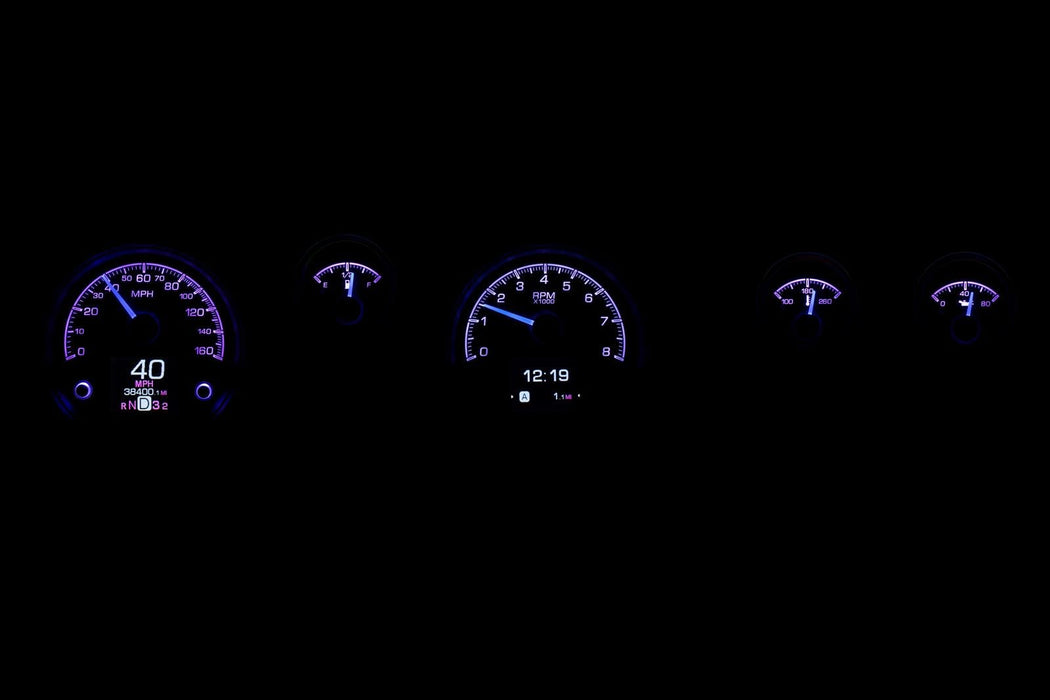 Dakota Digital Dakota Digital HDX Direct-Fit Analog Gauge Systems HDX-70P-FIR-K Autofit