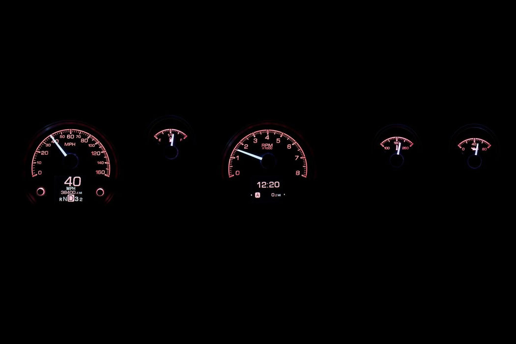 Dakota Digital Dakota Digital HDX Direct-Fit Analog Gauge Systems HDX-70P-FIR-S Autofit