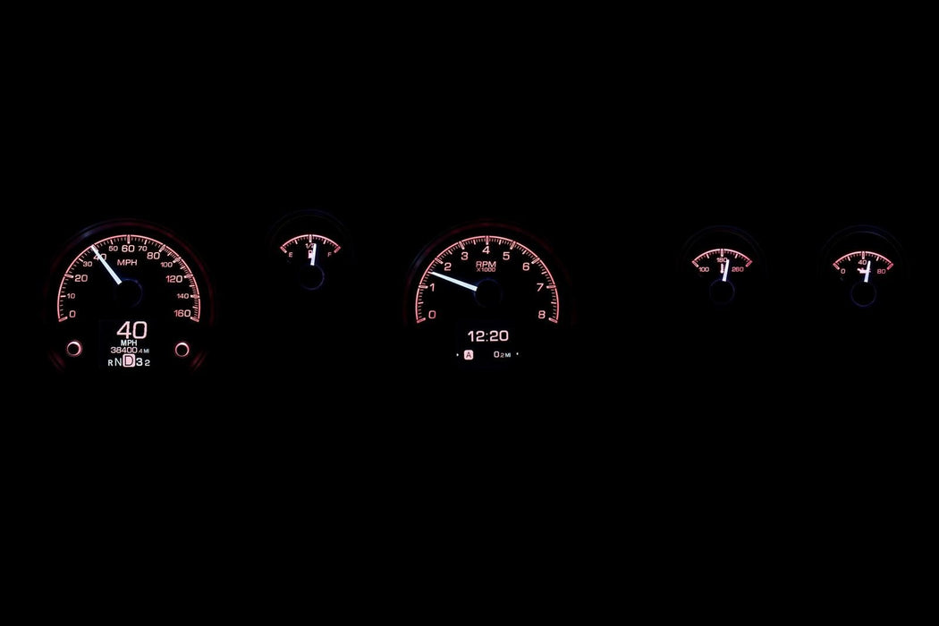 Dakota Digital Dakota Digital HDX Direct-Fit Analog Gauge Systems HDX-70P-FIR-S Autofit