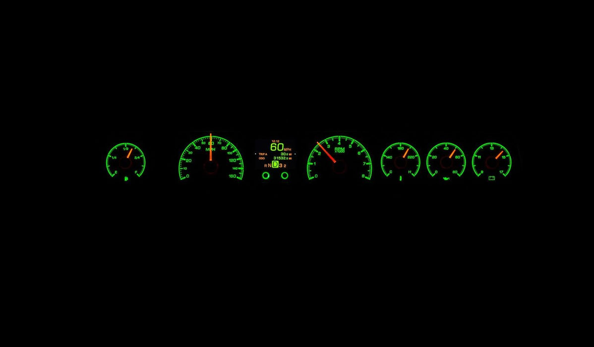 Dakota Digital Dakota Digital HDX Direct-Fit Analog Gauge Systems HDX-71C-CAP-S Autofit