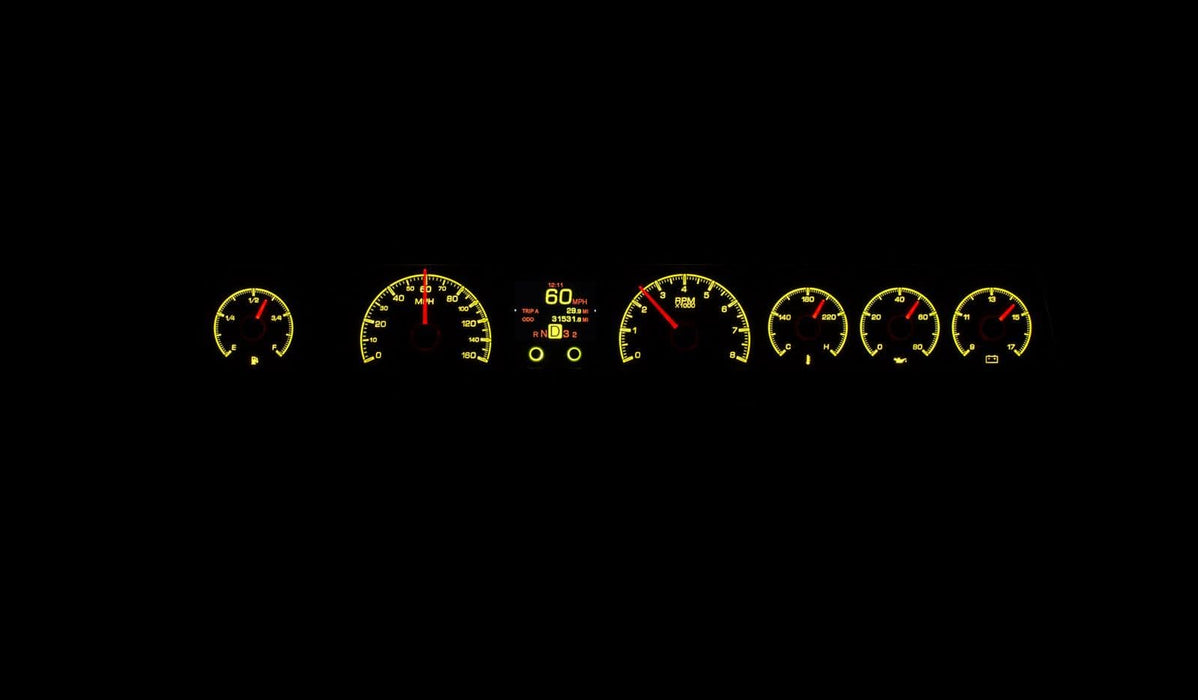 Dakota Digital Dakota Digital HDX Direct-Fit Analog Gauge Systems HDX-71C-CAP-S Autofit