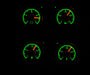 Dakota Digital Dakota Digital HDX Direct-Fit Analog Gauge Systems HDX-73C-PU-K Autofit
