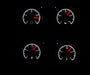 Dakota Digital Dakota Digital HDX Direct-Fit Analog Gauge Systems HDX-73C-PU-K Autofit