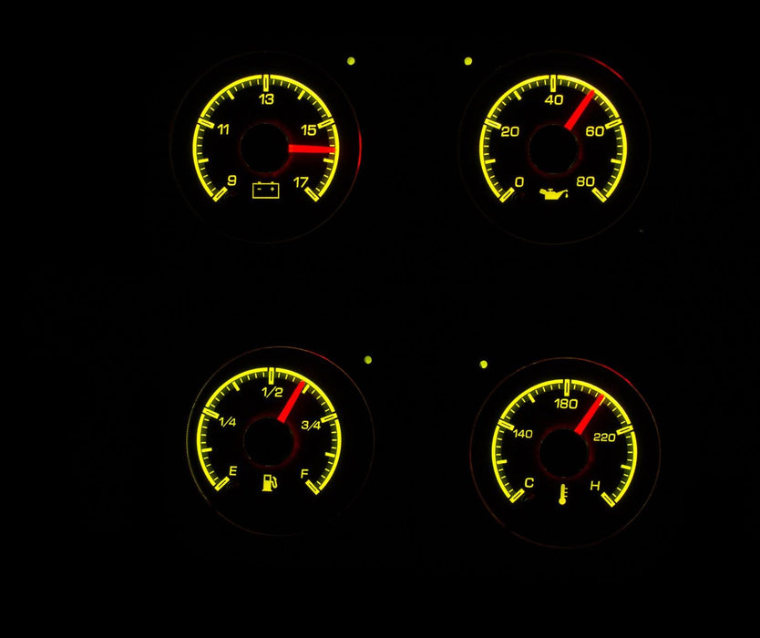 Dakota Digital Dakota Digital HDX Direct-Fit Analog Gauge Systems HDX-73C-PU-K Autofit