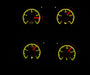 Dakota Digital Dakota Digital HDX Direct-Fit Analog Gauge Systems HDX-73C-PU-K Autofit