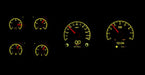 Dakota Digital Dakota Digital HDX Direct-Fit Analog Gauge Systems HDX-73C-PU-K Autofit