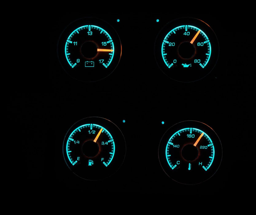 Dakota Digital Dakota Digital HDX Direct-Fit Analog Gauge Systems HDX-73C-PU-K Autofit