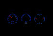 Dakota Digital Dakota Digital HDX Direct-Fit Analog Gauge Systems HDX-73F-PU-S Autofit