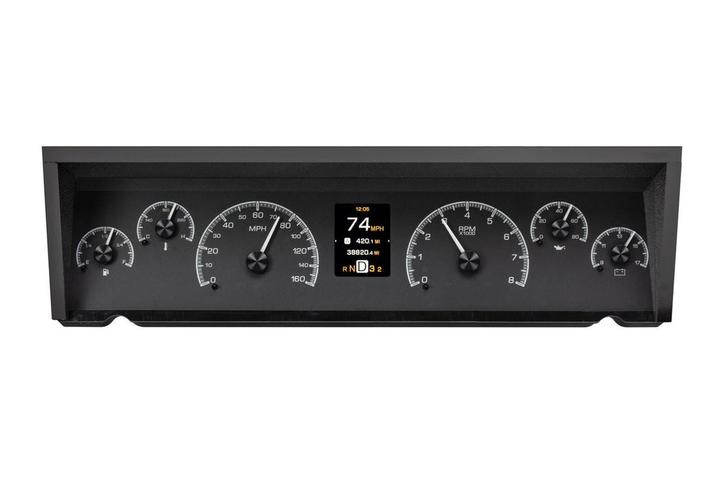 Dakota Digital Dakota Digital HDX Direct-Fit Analog Gauge Systems HDX-77C-CAP-K Autofit
