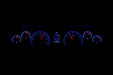 Dakota Digital Dakota Digital HDX Direct-Fit Analog Gauge Systems HDX-77C-CAP-K Autofit