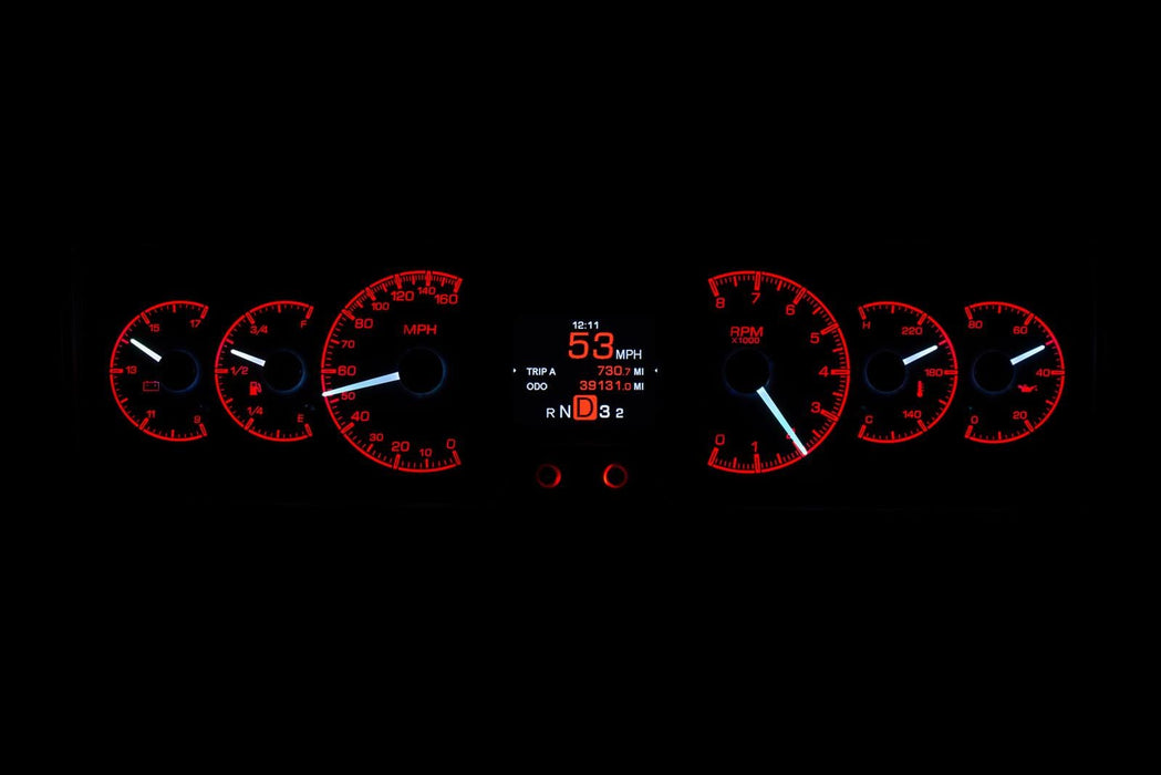 Dakota Digital Dakota Digital HDX Direct-Fit Analog Gauge Systems HDX-780-CUT-S Autofit