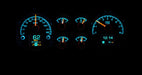 Dakota Digital Dakota Digital HDX Direct-Fit Analog Gauge Systems HDX-78C-MC-K Autofit