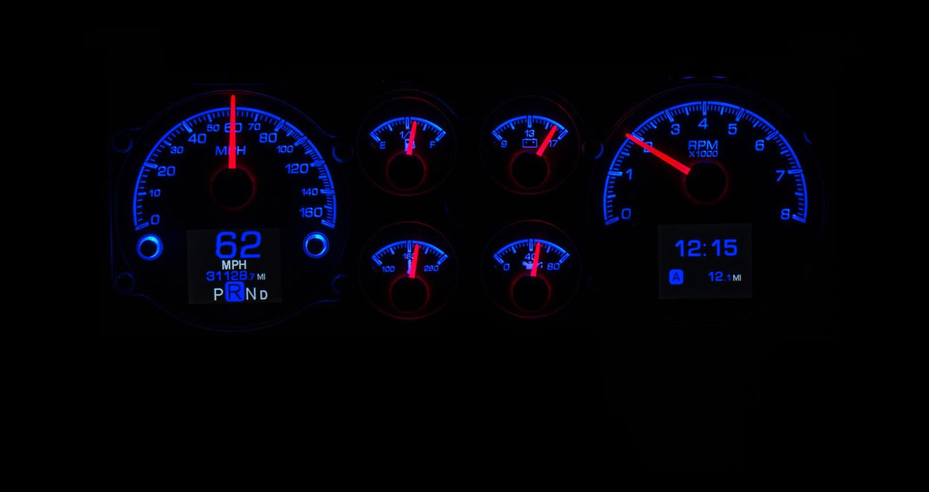 Dakota Digital Dakota Digital HDX Direct-Fit Analog Gauge Systems HDX-78C-MC-K Autofit