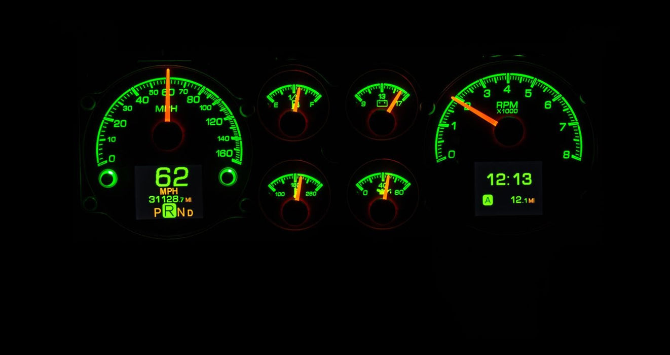 Dakota Digital Dakota Digital HDX Direct-Fit Analog Gauge Systems HDX-78C-MC-S Autofit