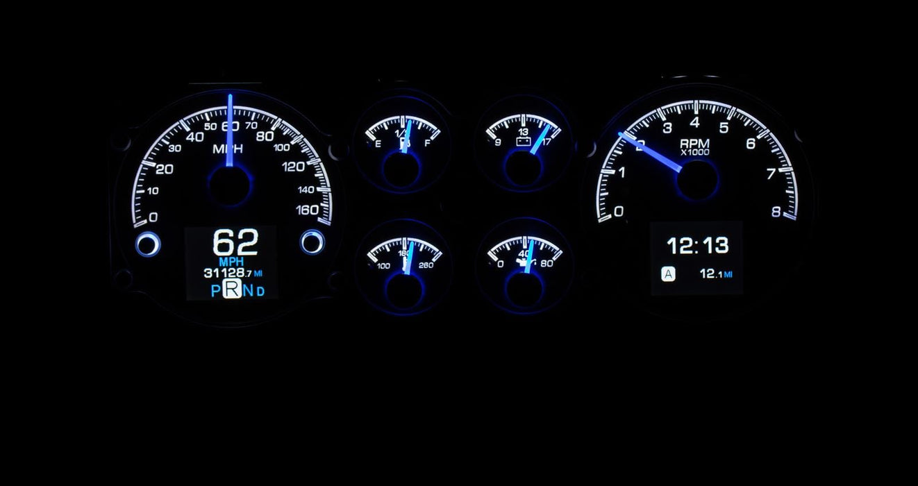 Dakota Digital Dakota Digital HDX Direct-Fit Analog Gauge Systems HDX-78C-MC-S Autofit