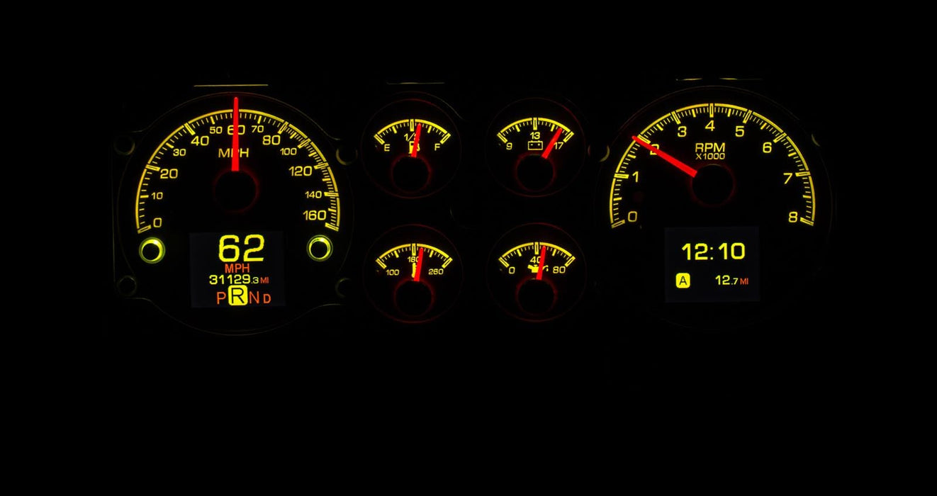 Dakota Digital Dakota Digital HDX Direct-Fit Analog Gauge Systems HDX-78C-MC-S Autofit