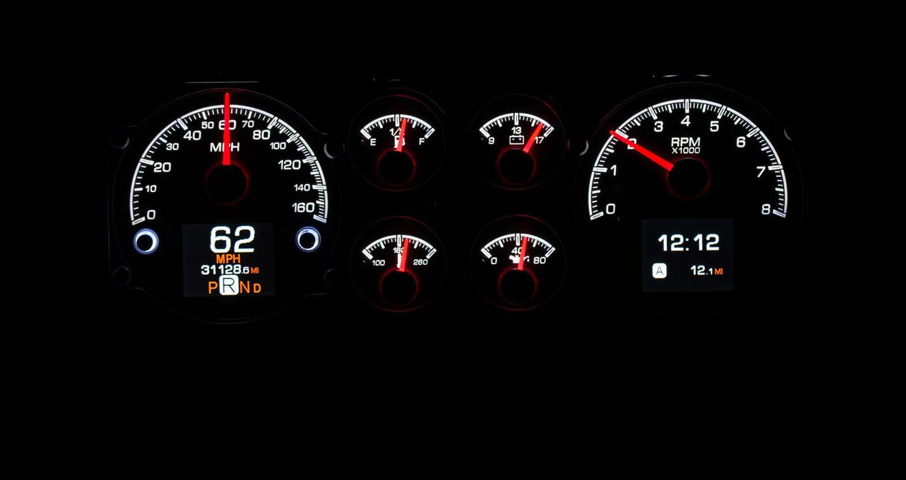 Dakota Digital Dakota Digital HDX Direct-Fit Analog Gauge Systems HDX-78C-MC-S Autofit