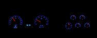 Dakota Digital Dakota Digital HDX Direct-Fit Analog Gauge Systems HDX-78C-VET-K Autofit