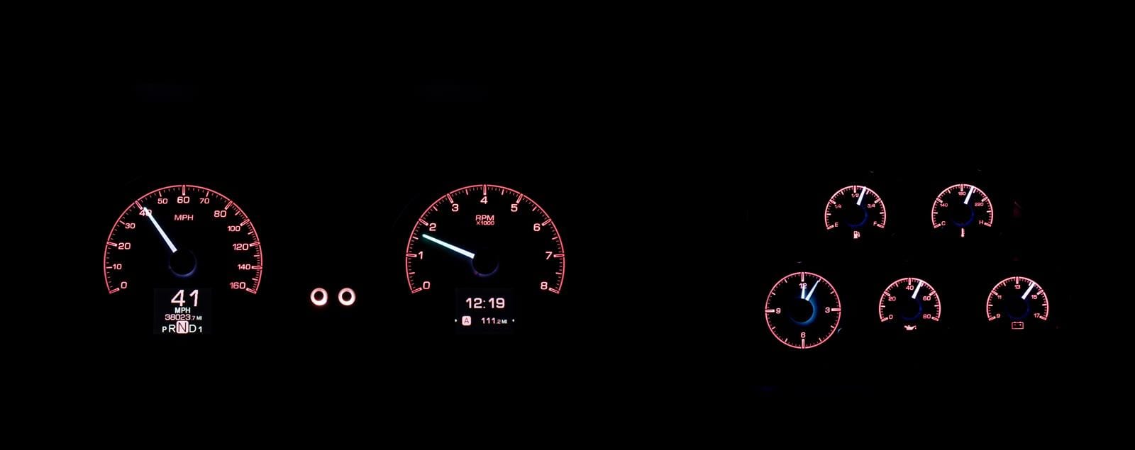 Dakota Digital Dakota Digital HDX Direct-Fit Analog Gauge Systems HDX-78C-VET-K Autofit