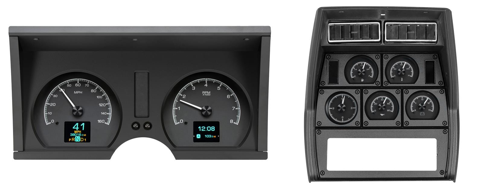 Dakota Digital Dakota Digital HDX Direct-Fit Analog Gauge Systems HDX-78C-VET-K Autofit
