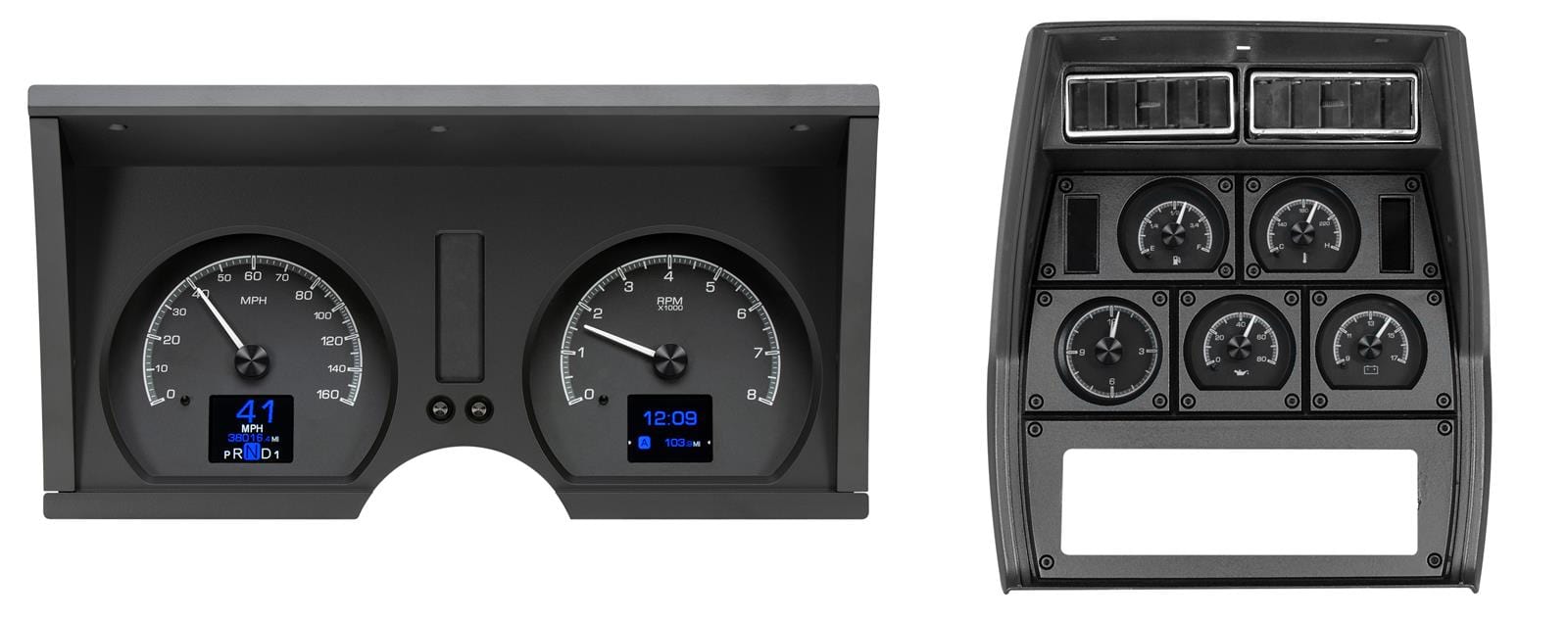 Dakota Digital Dakota Digital HDX Direct-Fit Analog Gauge Systems HDX-78C-VET-K Autofit