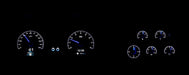 Dakota Digital Dakota Digital HDX Direct-Fit Analog Gauge Systems HDX-78C-VET-S Autofit