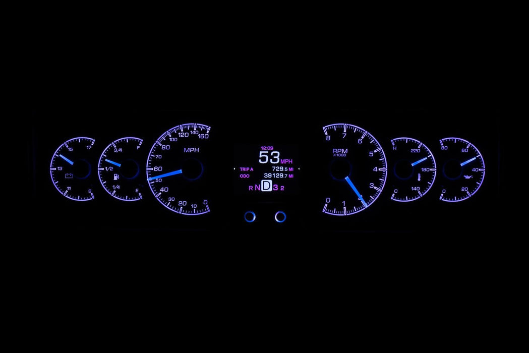 Dakota Digital Dakota Digital HDX Direct-Fit Analog Gauge Systems HDX-78O-CUT-K Autofit