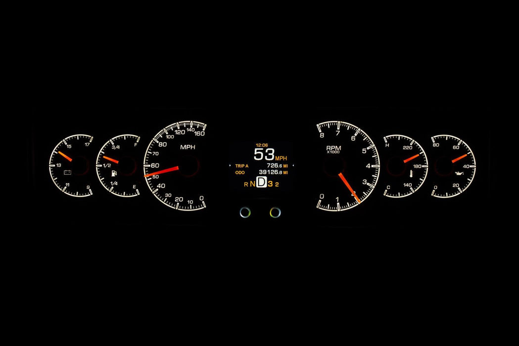 Dakota Digital Dakota Digital HDX Direct-Fit Analog Gauge Systems HDX-78O-CUT-K Autofit