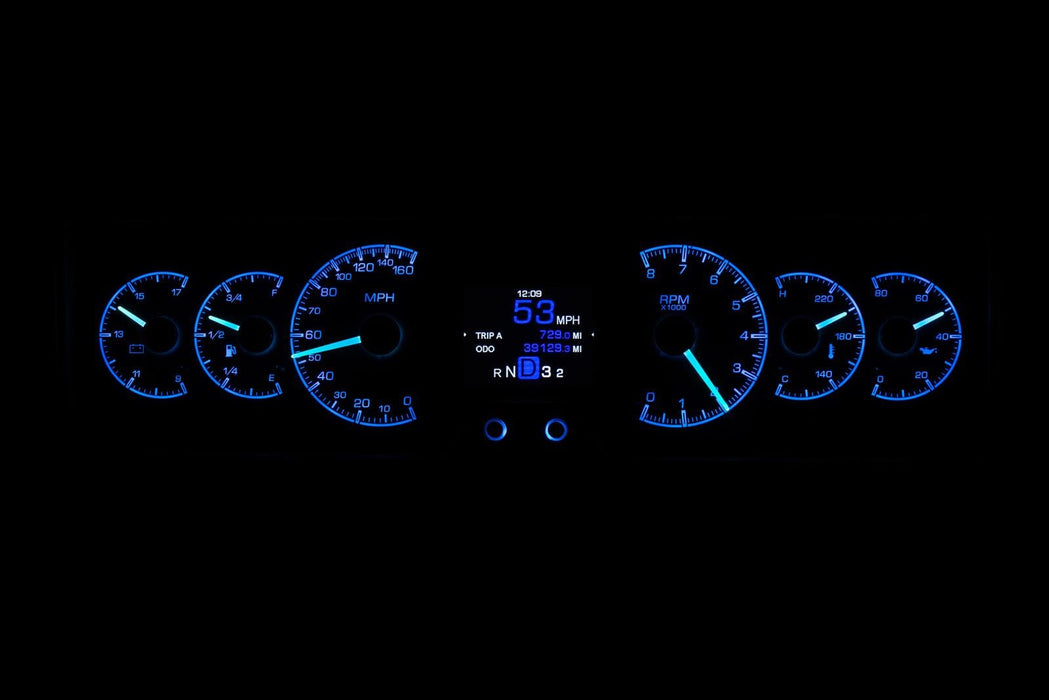 Dakota Digital Dakota Digital HDX Direct-Fit Analog Gauge Systems HDX-78O-CUT-K Autofit