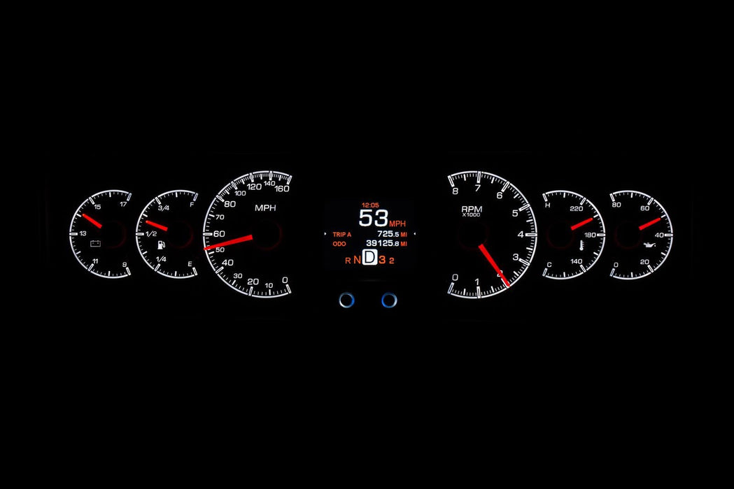Dakota Digital Dakota Digital HDX Direct-Fit Analog Gauge Systems HDX-78O-CUT-K Autofit