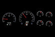 Dakota Digital Dakota Digital HDX Direct-Fit Analog Gauge Systems HDX-95C-PU-K Autofit