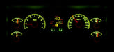 Dakota Digital Dakota Digital HDX Direct-Fit Analog Gauge Systems HDX-96J-TJ-K Autofit