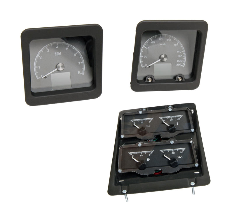 Dakota Digital Dakota Digital HDX Direct-Fit Analog Gauge Systems MDX69CCACK Autofit